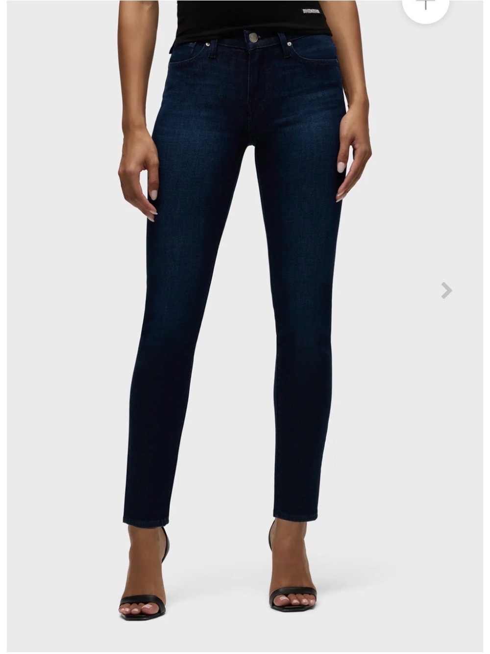 Hudson NWT Barbara High Rise Super Skinny Italian Stretch Jeans 32 Roqui